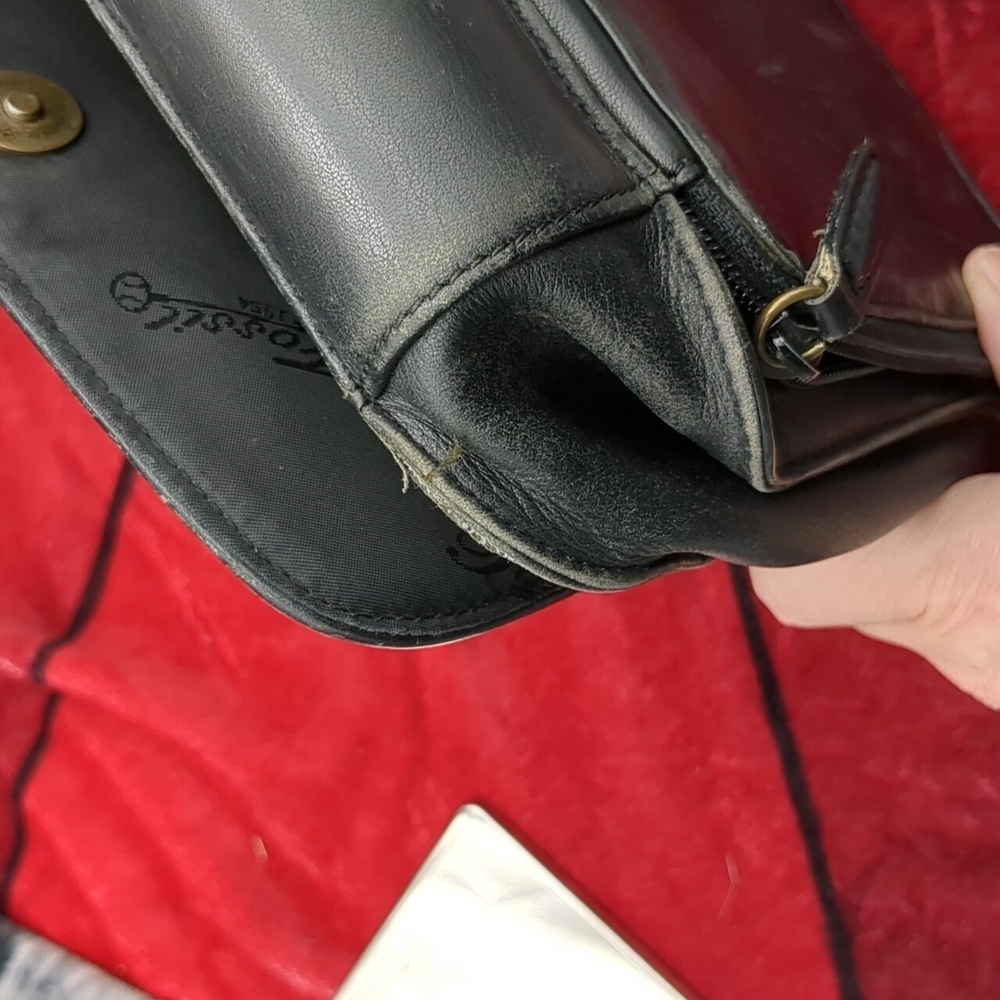 Fossil black leather purse - Picture 13 of 13